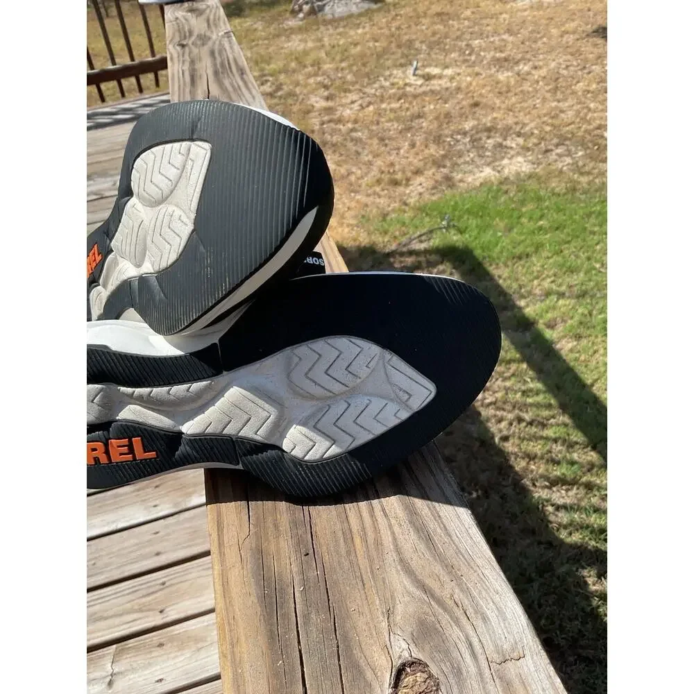 Sorel Kinetic Impact Strap Black Sea Salt Sneakers NL4818-010 Womens 7.5_9